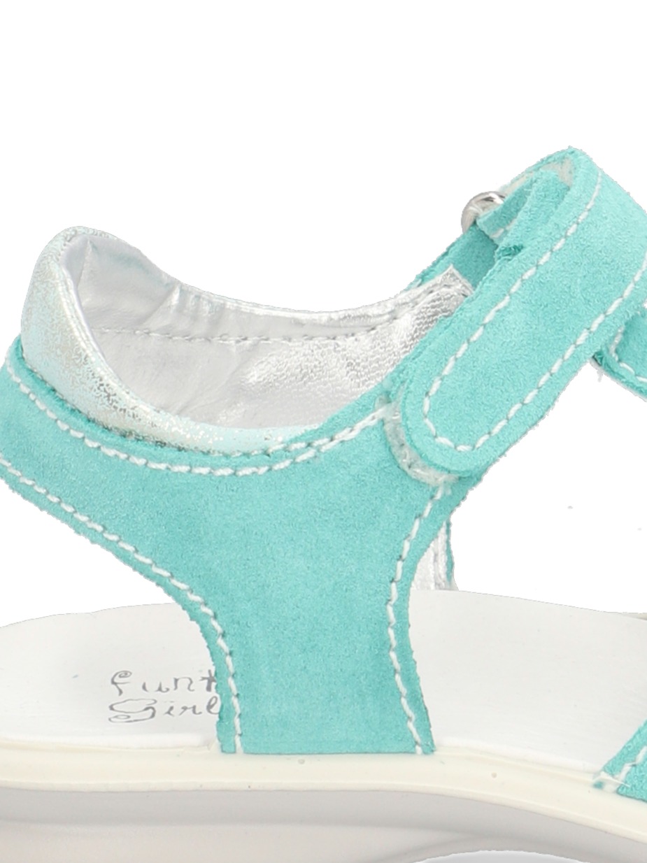 Veloursleder Sandale