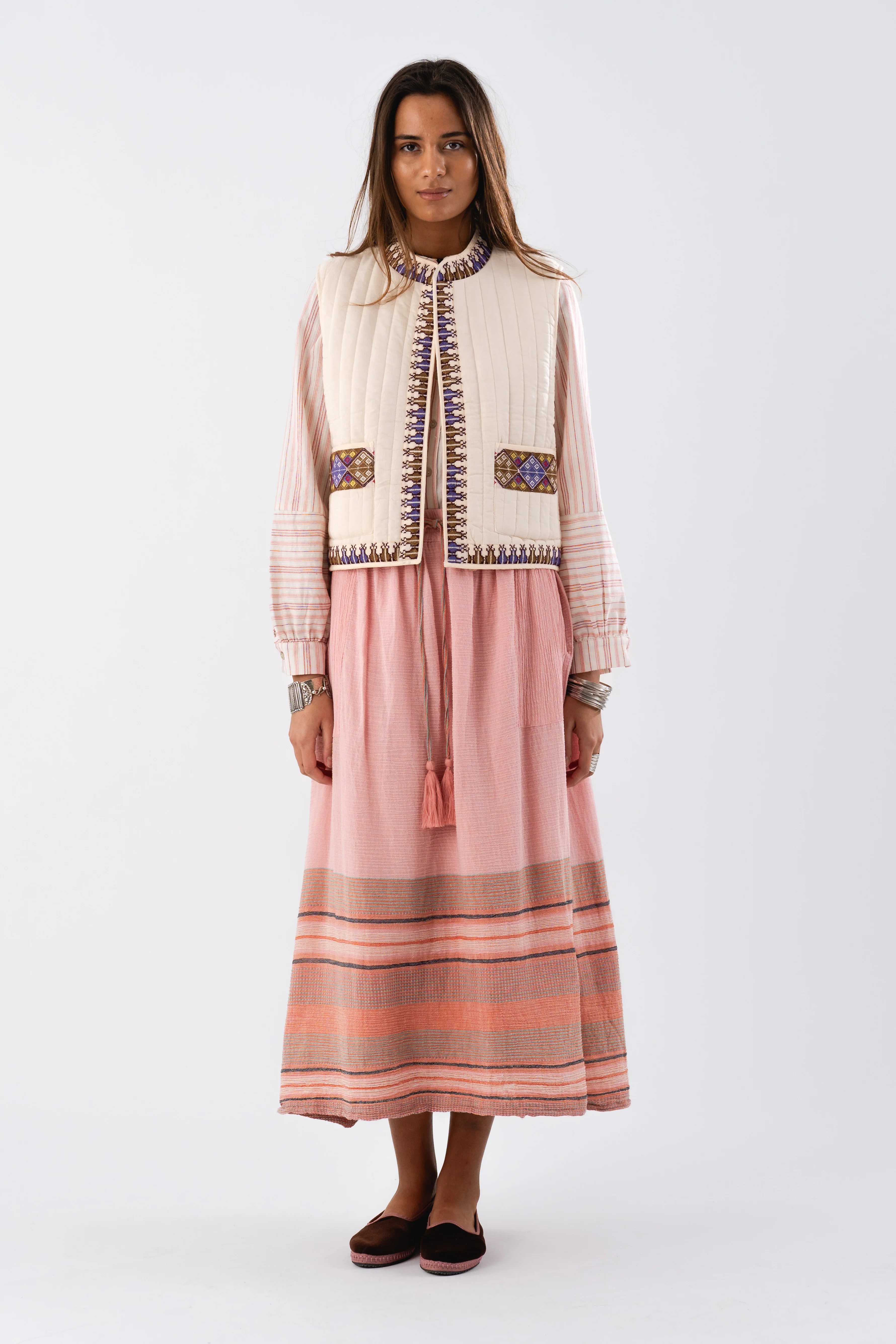 Lollys Laundry  Cairoll vest - creme