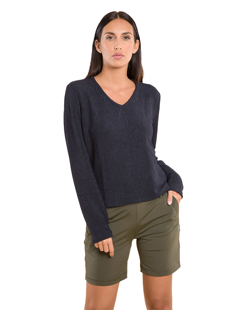 HBT BASICS ESSENTIELS - IBIZA PULL NOIR