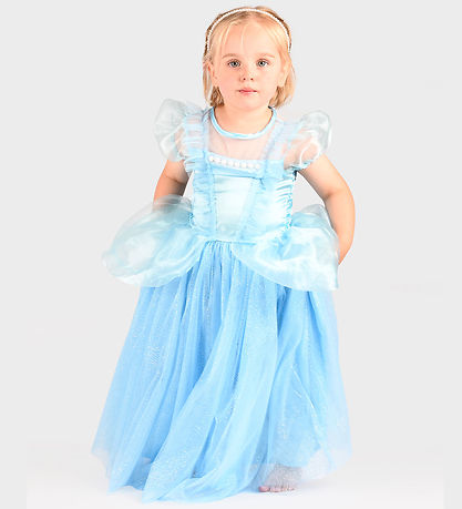 Den Goda Fen Kostüm - Dress Princess m. Tiara