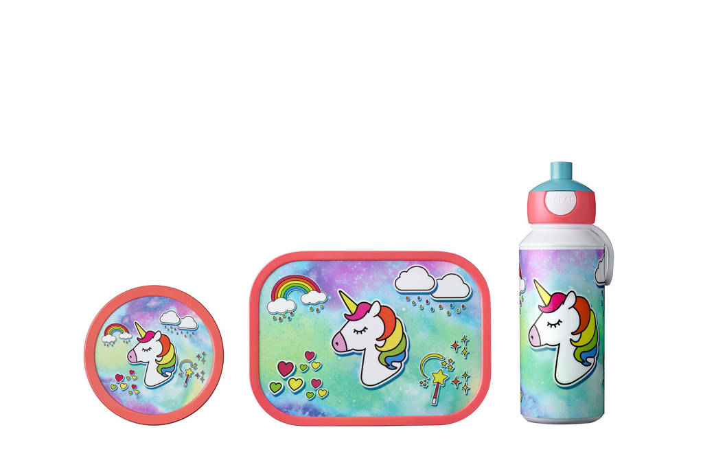 Top set!Campus lunchset (pop-up fles + fruitbox)