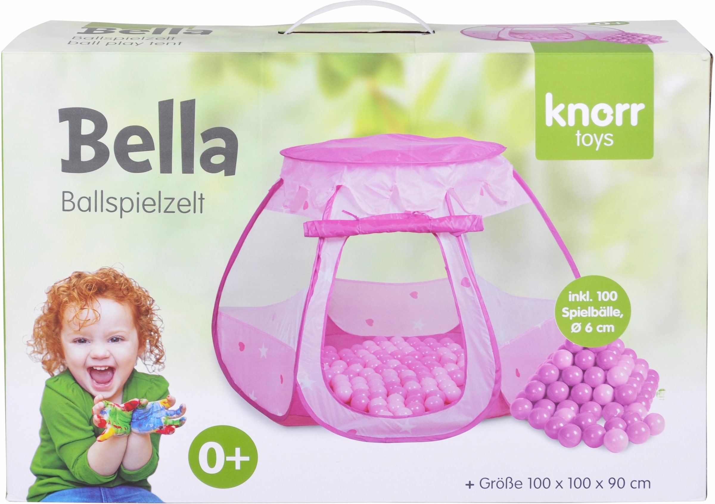 Knorrtoys® Bällebad »Bella« mit 100 Bällen