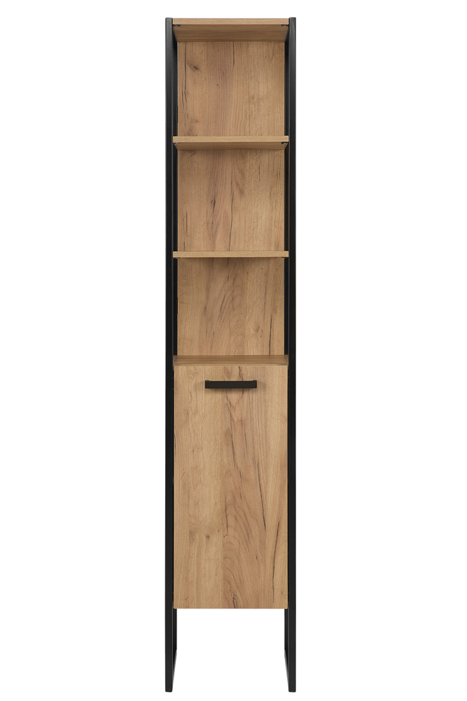 Comad Brooklin 800 FSC kolomkast 185cm eiken/zwart