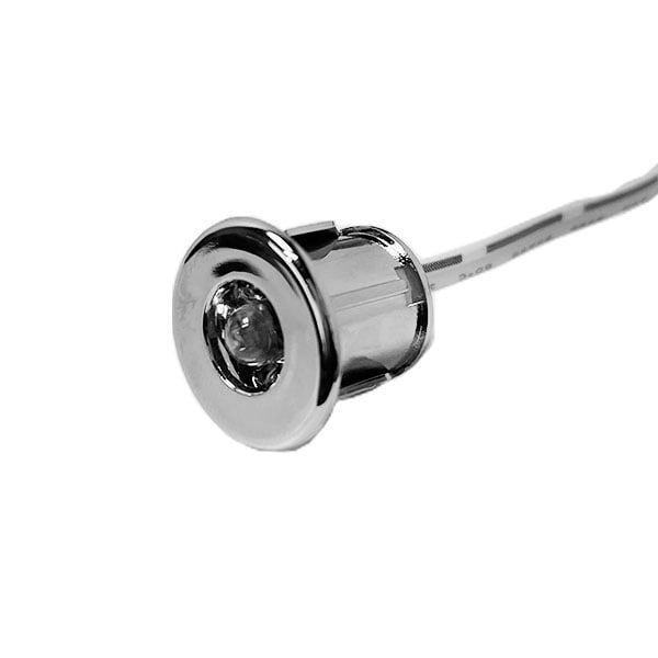 Mini Spot LED Campio Chromé 18mm encastrable