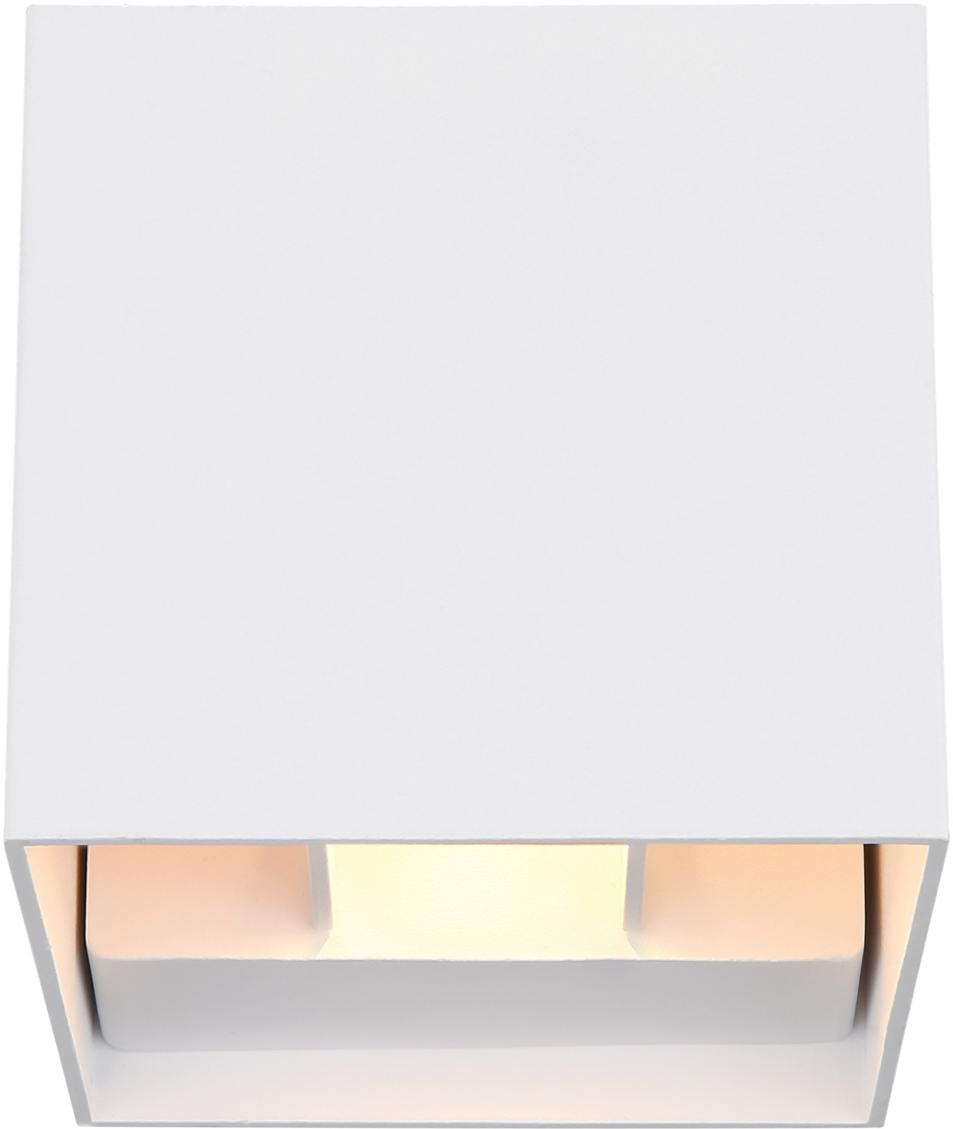 LED-Außenleuchte - weiß - Aluminium - 10 cm