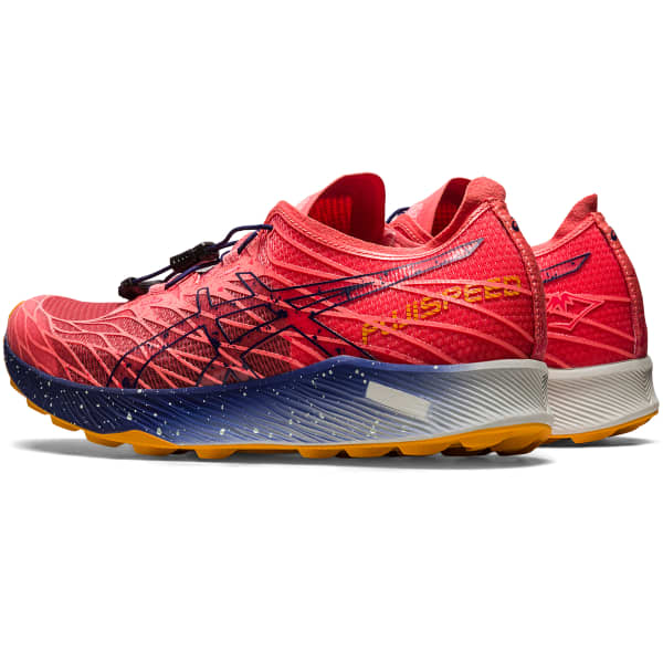 Chaussure trail ASICS FUJISPEED W PAPAYA/INDIGO BLUE