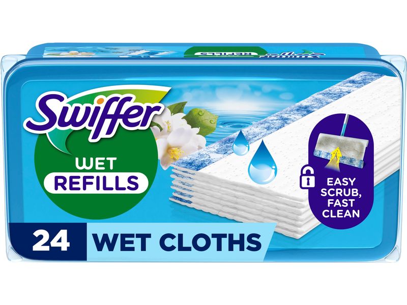 Swiffer Wischtuch Morning Fresh 24 Stück Bodenwischer Wet Nachfülltücher