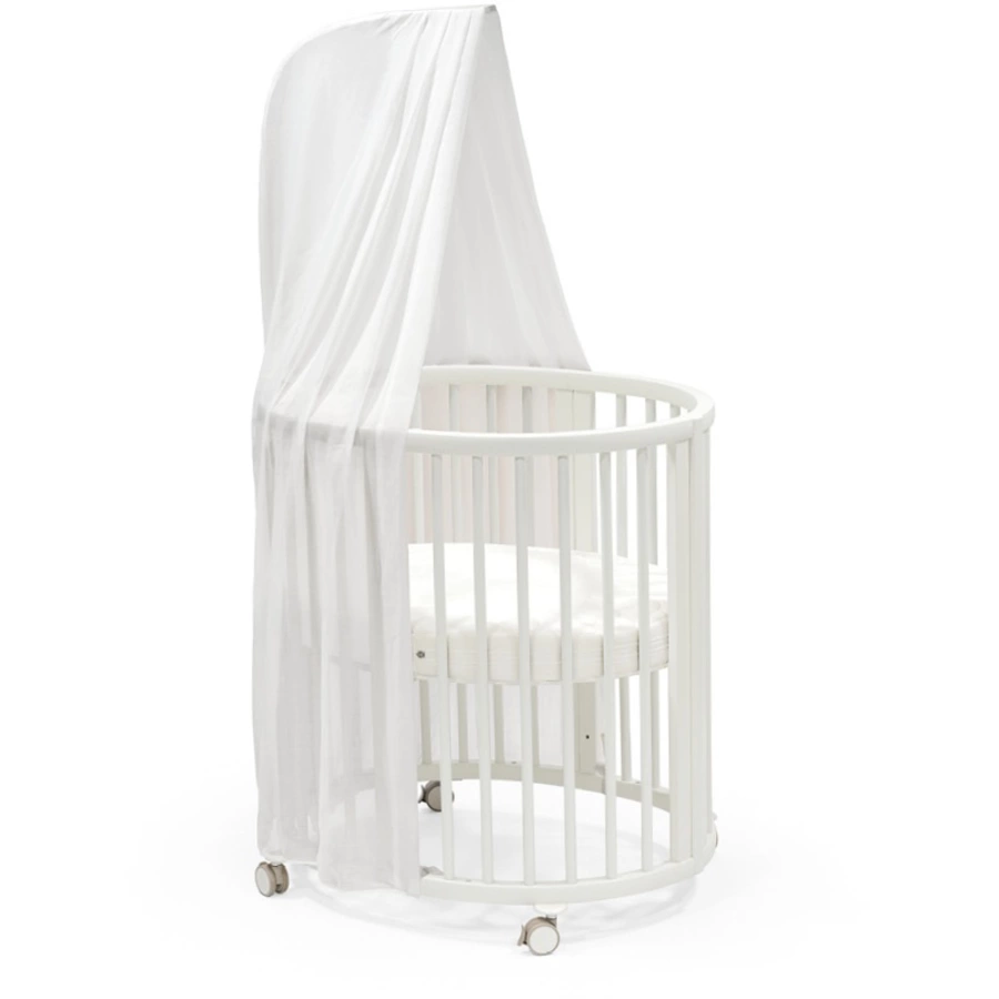 STOKKE® Sleepi™ Mini V3 weiß weiß inkl. Matratze, Himmel und Himelstange