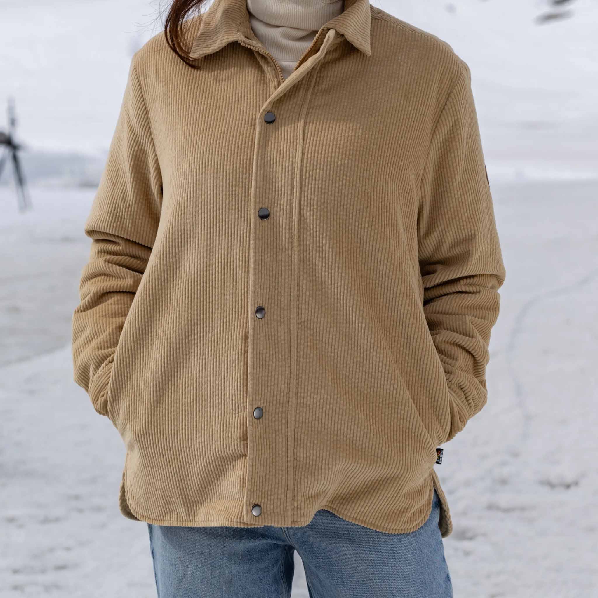 Frauen Jacke Cord West Incense