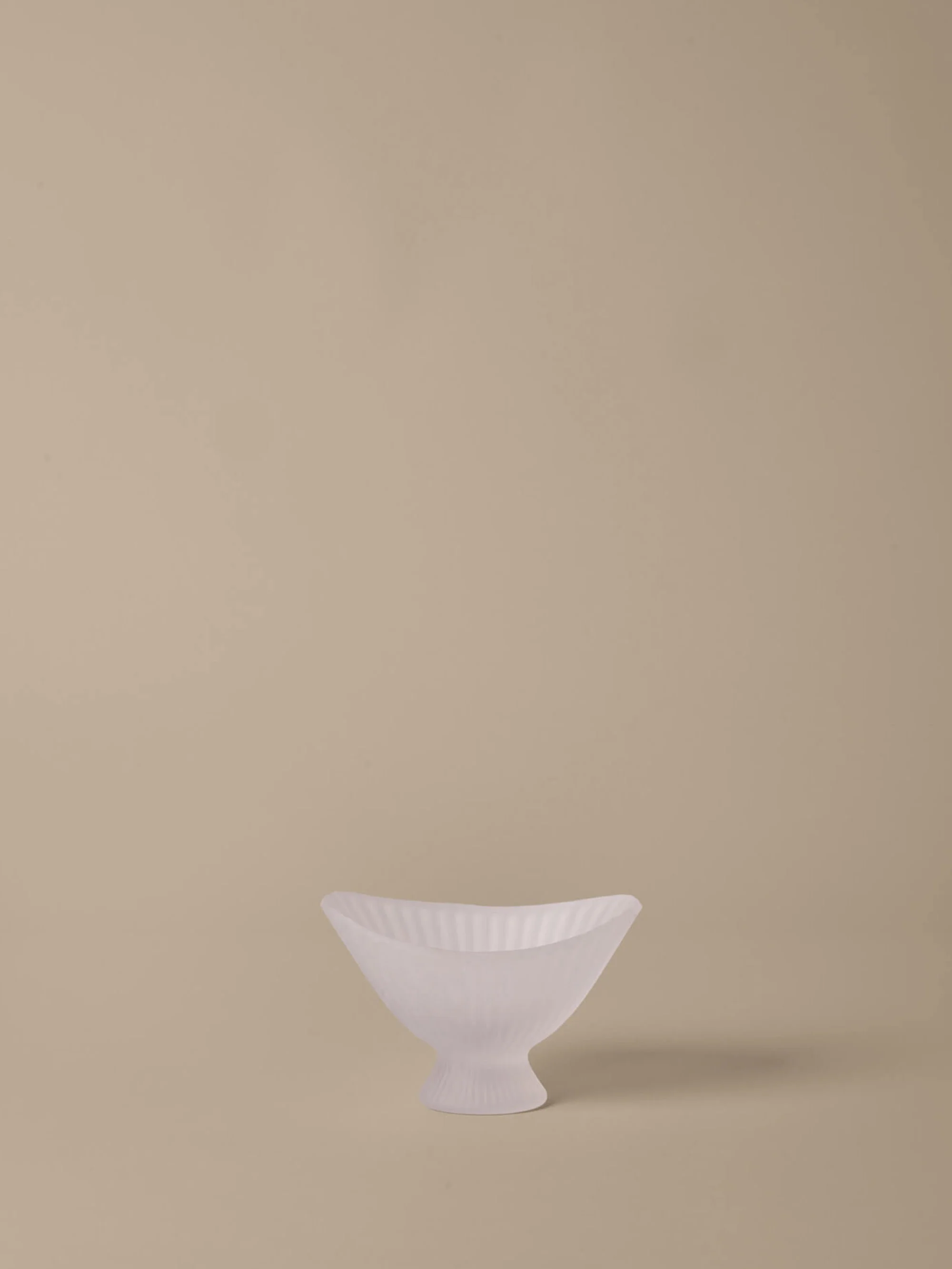 Mondgeblazen decoratieve schaal Fountain, B 19 cm