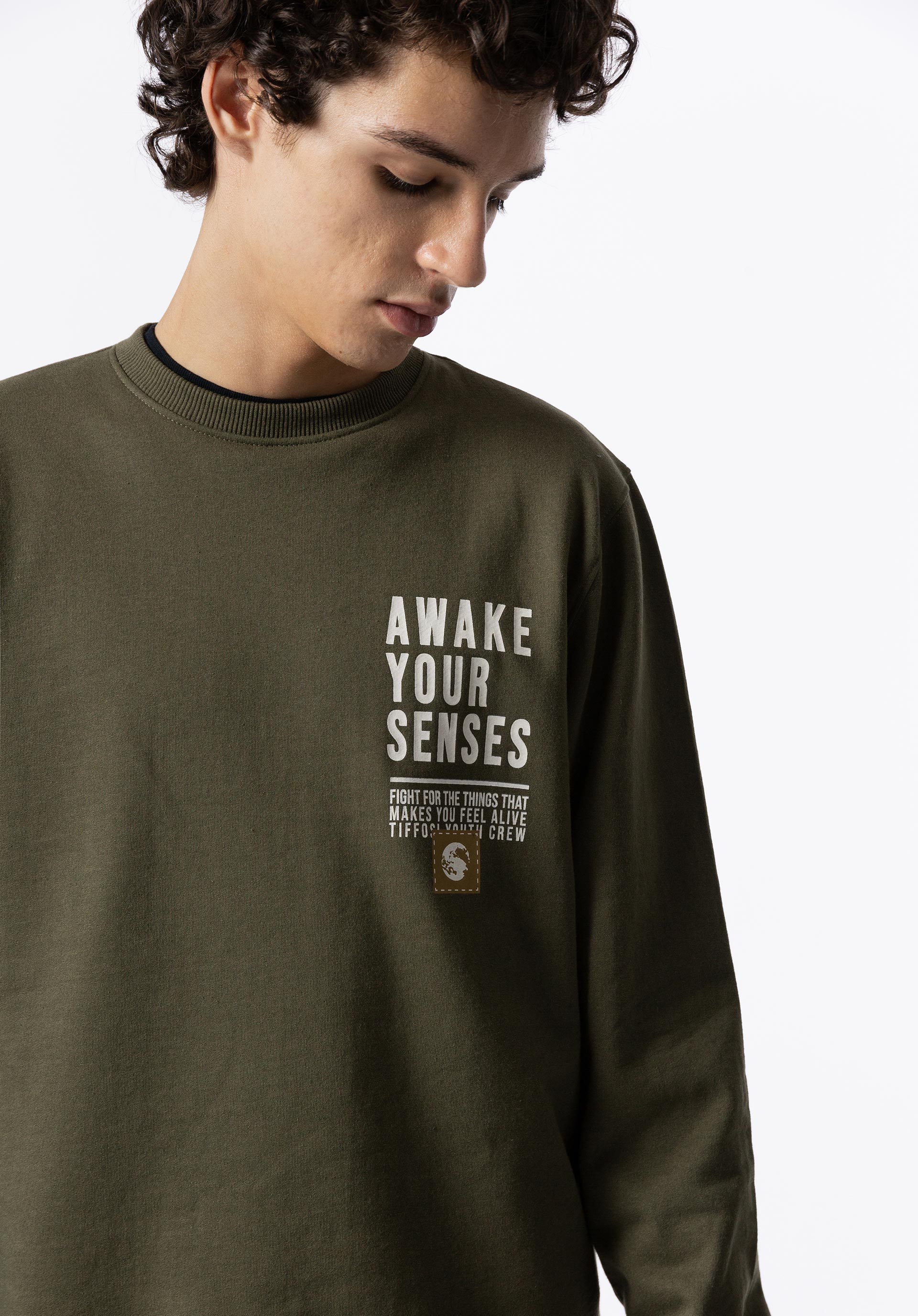 Sweatshirt com Estampado Frontal