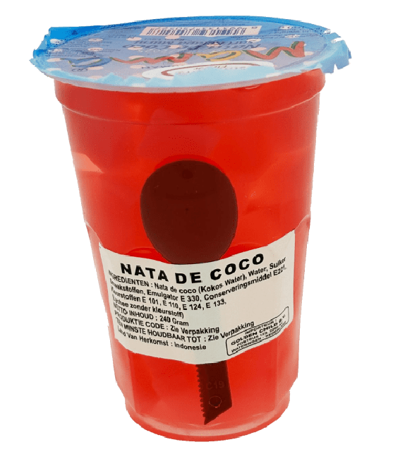 Mama Nata De Coco-Aardbeismaak 240g