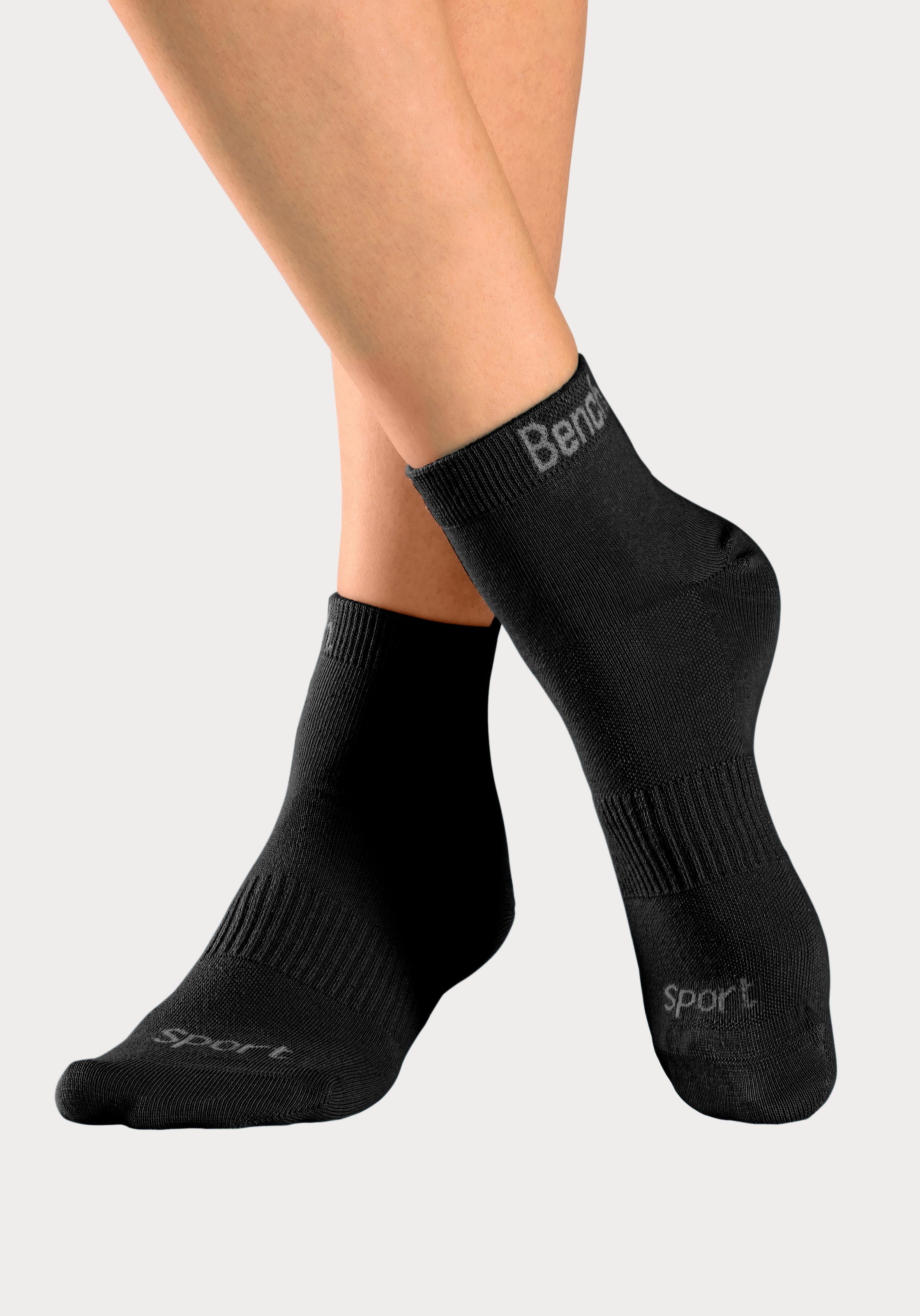 Bench. Sportsocken Packung, 6 Stk. tlg. mit antibakterieller Feuchtigkeitsregulierung