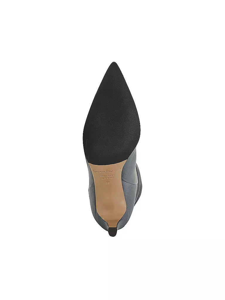 LORENA PAGGI Lederstiefel CINDY hellgrau