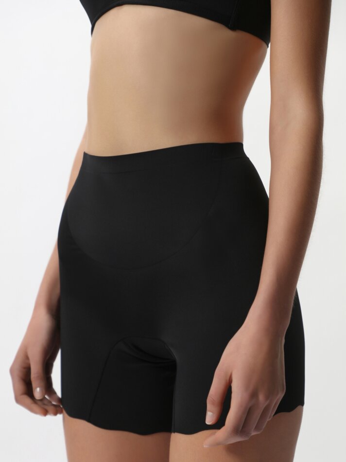 Shorts modeladores de microfibra - Preto