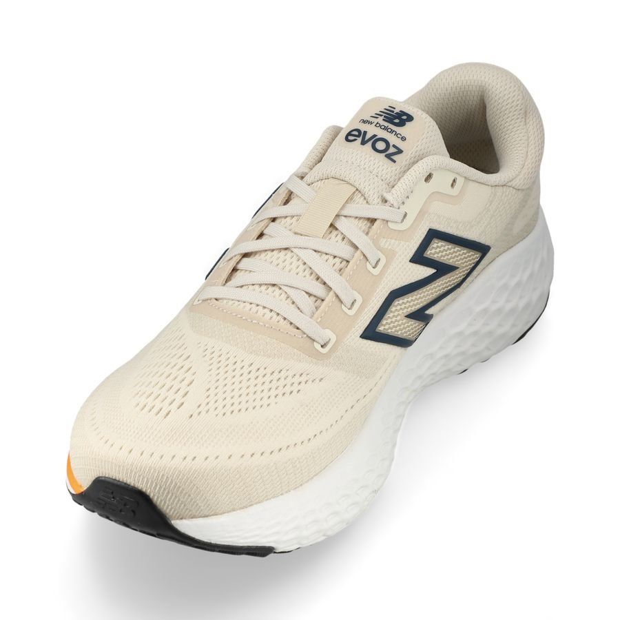 New Balance Chaussures de Running Fresh Foam Evoz V4 - Beige/Blanc/Orange