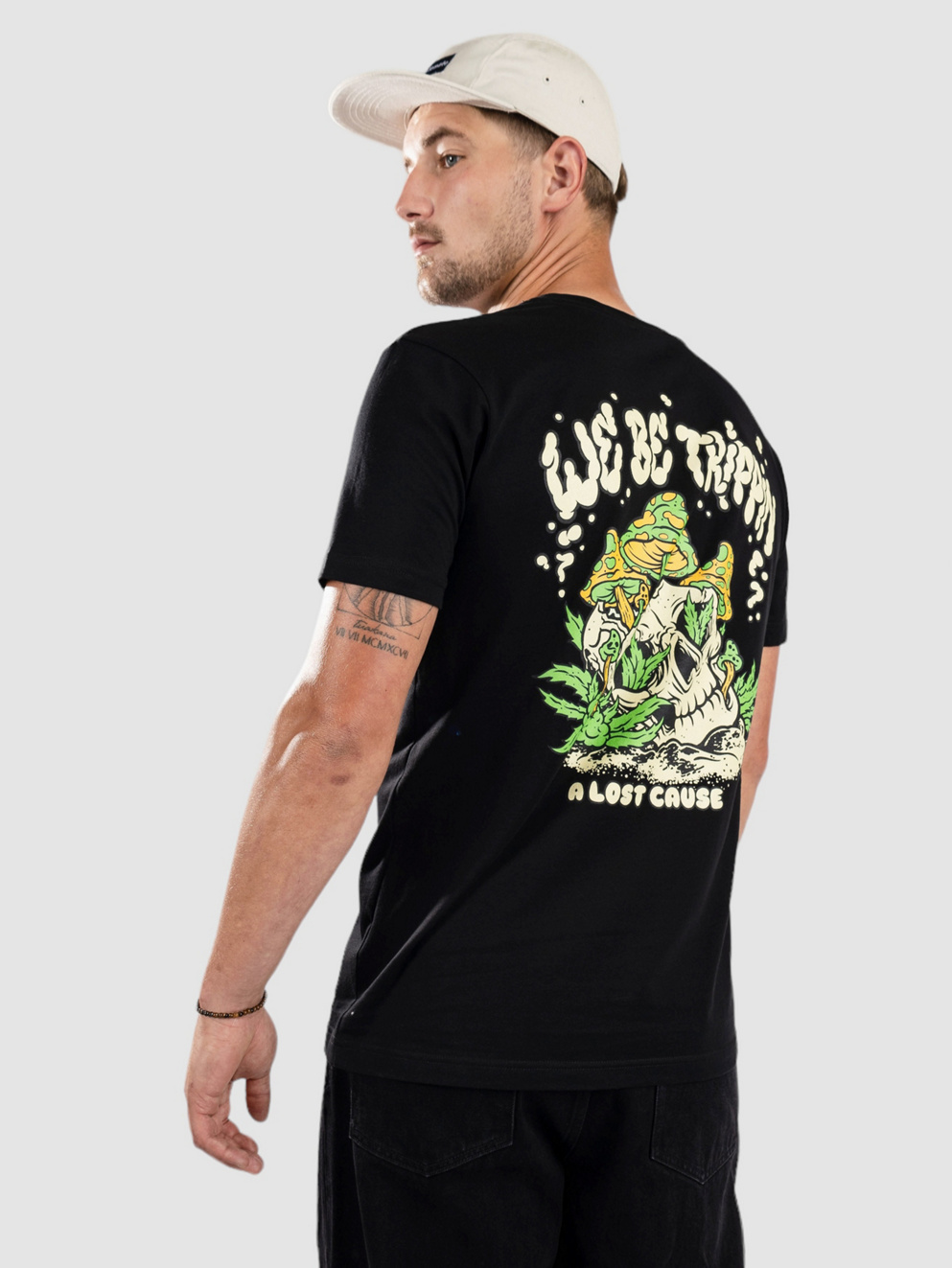 A Lost Cause We Be Trippin T-Shirt black