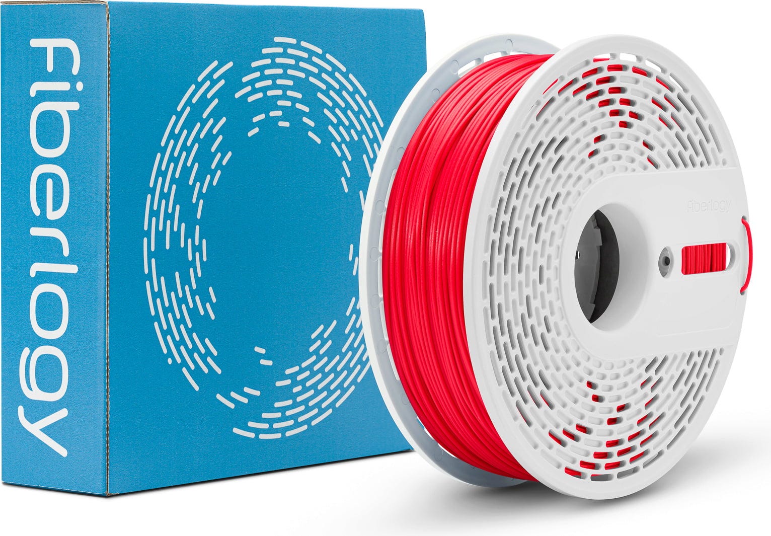 Fiberlogy  Impact PLA Red, 1,75 mm / 850 g    Resistentes PLA mit verbesserten Eigenschaften in Rot