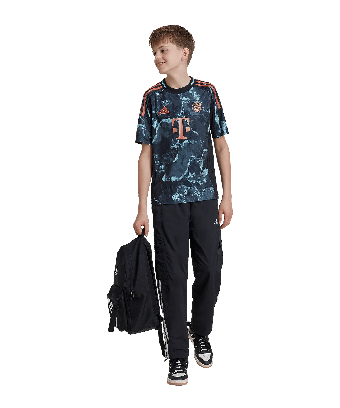 adidas FC Bayern München Trikot Away 2024/2025 Kids Schwarz