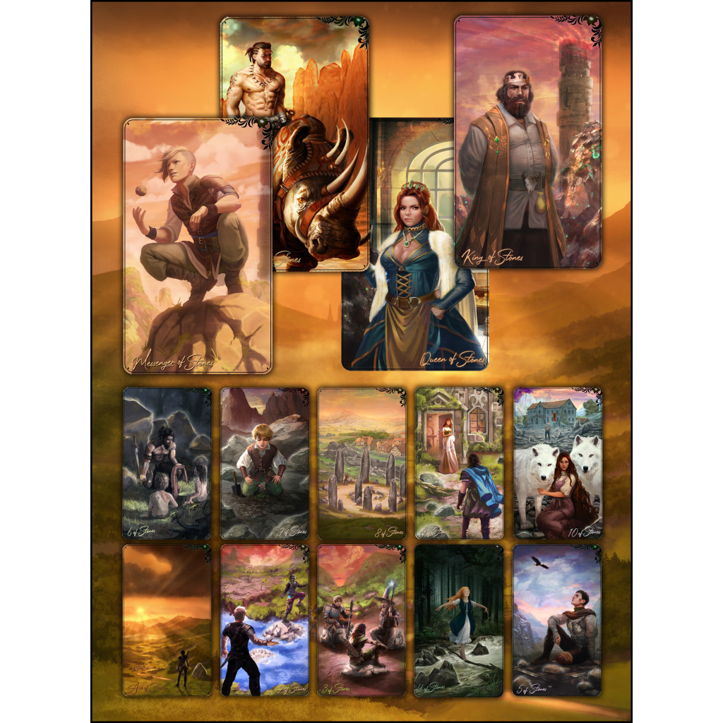 Arcanya Tarot - Les Mornes Plaines, Kickstarter Edition