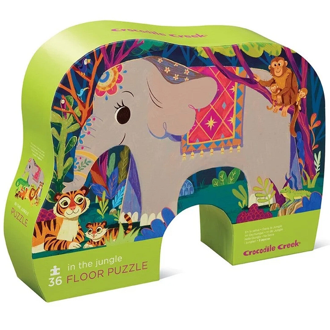 Crocodile creek vloerpuzzel in de jungle - 36st