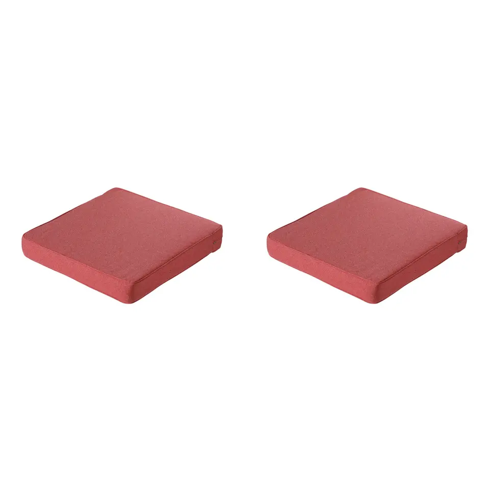 Madison - Lounge Profi-Line Zitkussen Manchester red - Ca. 73x73 cm - Set van 2