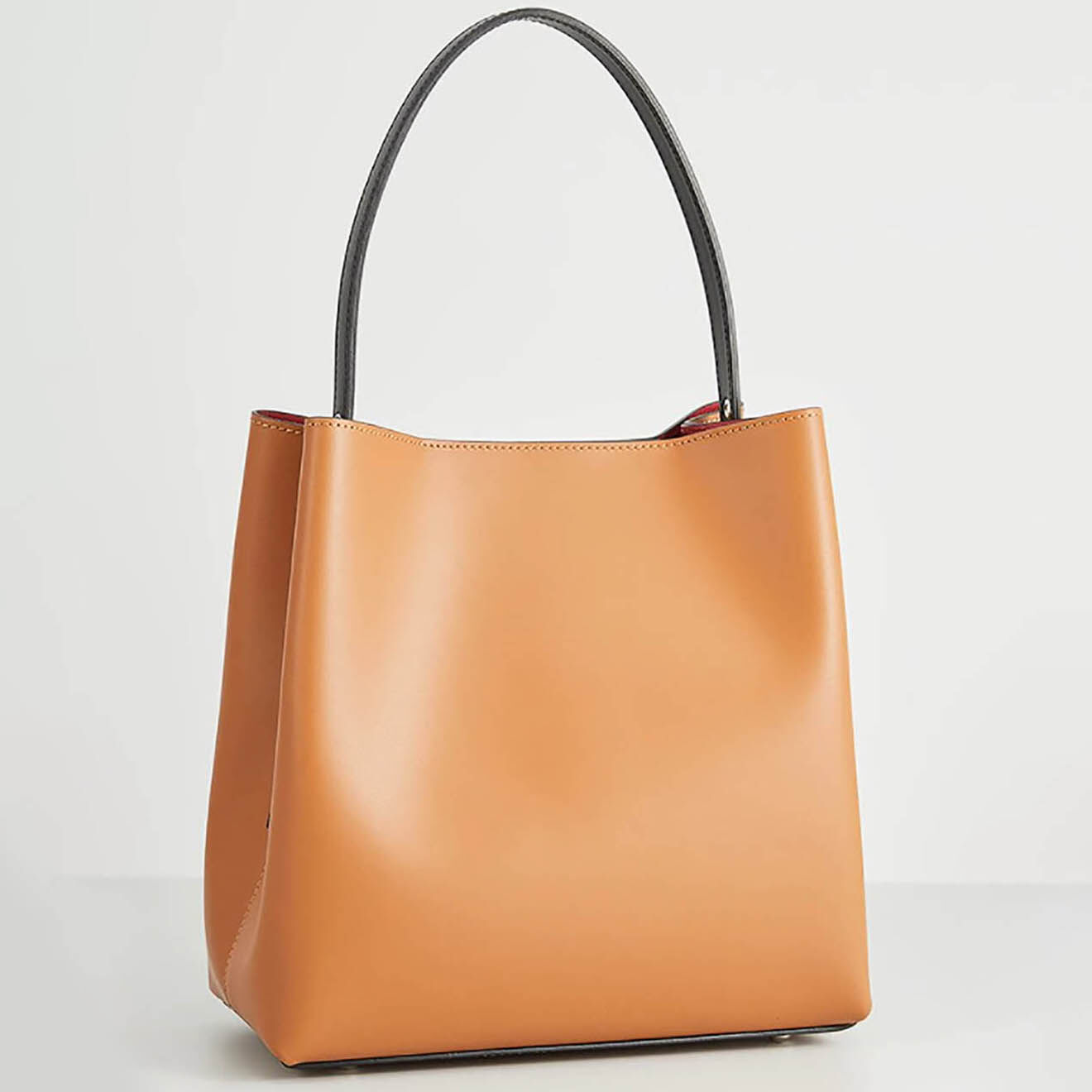 Christian Laurier Sac porté épaule en Cuir Jeny camel - 32x29x13 cm