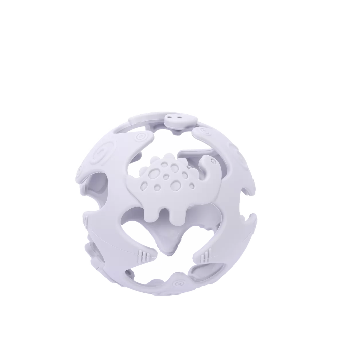 Tiny Tot silikonebold - gråblå