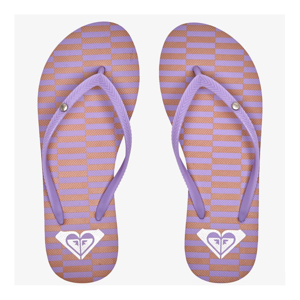Roxy BERMUDA PRINT - Tongs Femme espresso/lavender