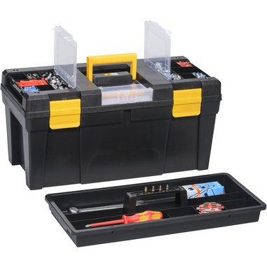 Valise à outils McPlus Promo 23, PP, noir / jaune