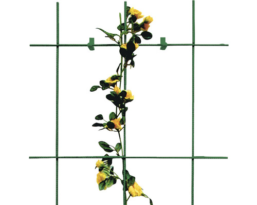 Decoratief trellis, 3-strut, Lafiora staal, 45x150 cm, groen, inclusief bevestigingsmateriaal