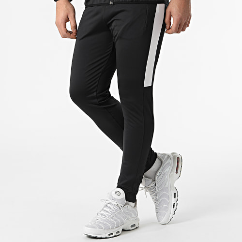 Ensemble De Survetement Training Bicolore 0054 Noir Blanc