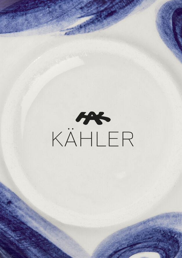 Kähler Tulle Vase H10. 5 cm blå Blå