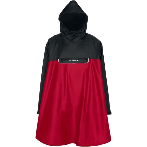 Veste vélo VAUDE VALERO PONCHO INDIAN RED