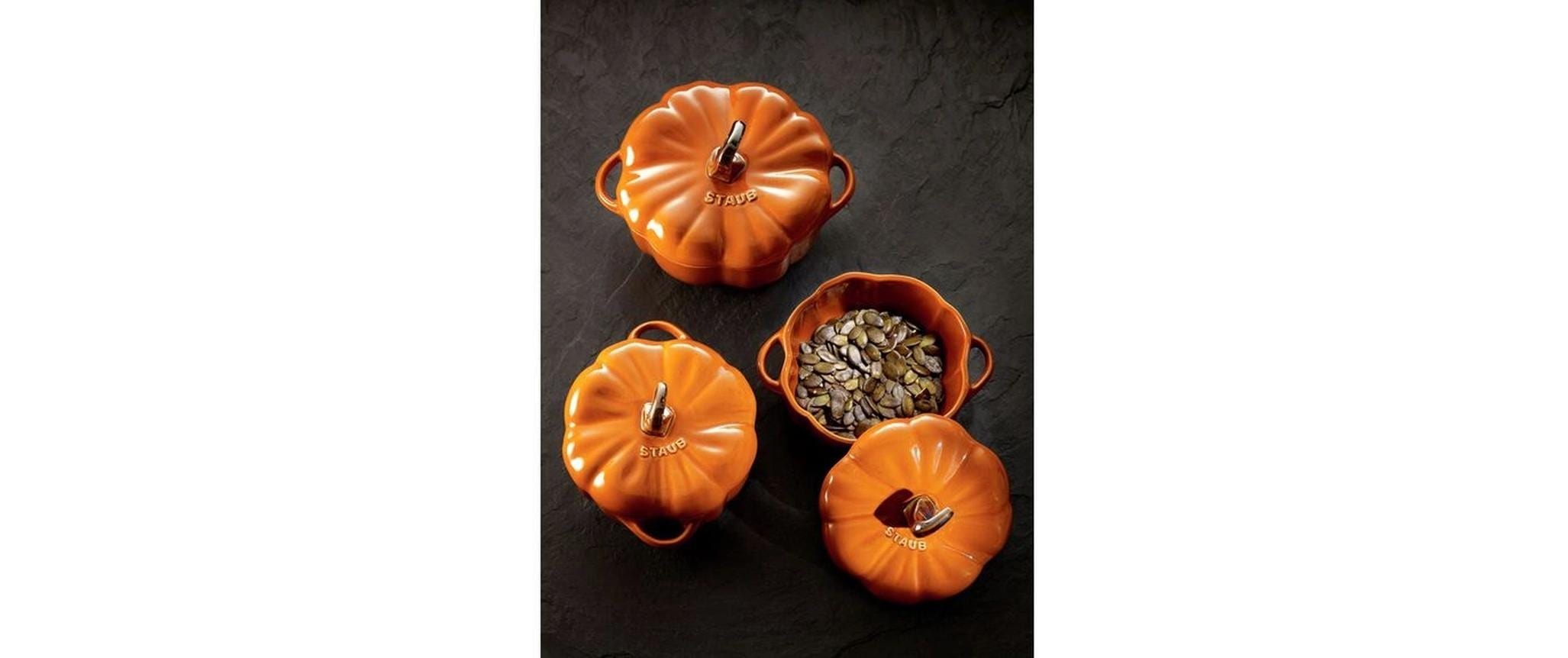 STAUB Bräter »Cocotte Kürbis 12 cm, 0.5 l« Gusseisen
