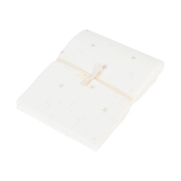Nanami Bird Ledikantlaken - 120 x 150 cm - Off White