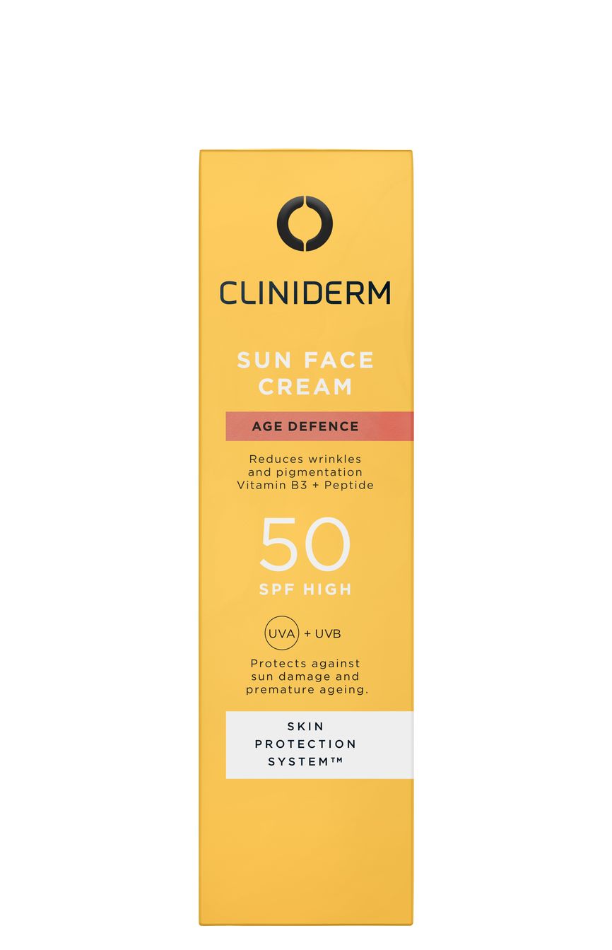 Cliniderm Age Defence Sun Face Cream SPF50 40 ml