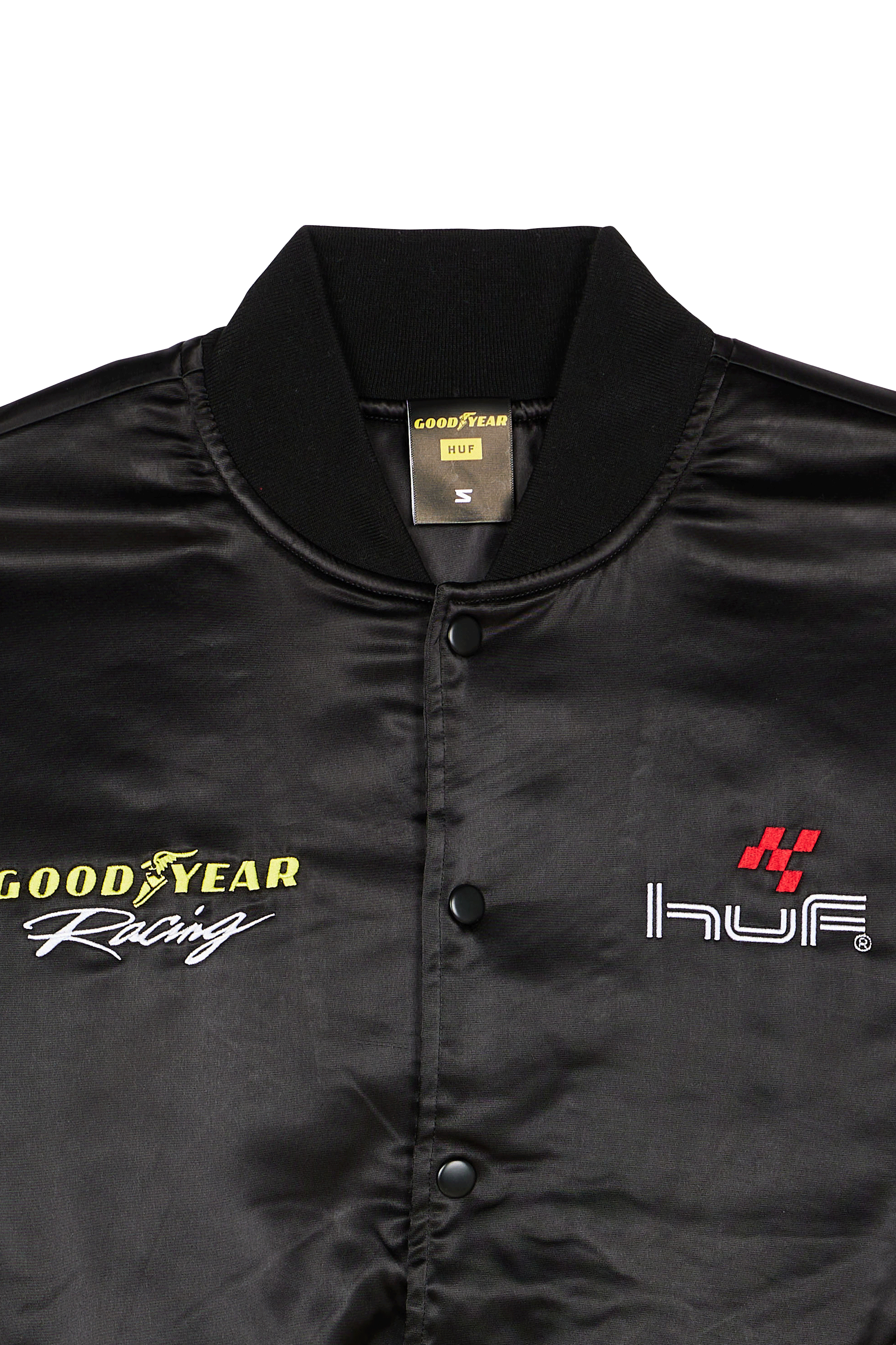 HUF bomber TOURING SATIN Noir