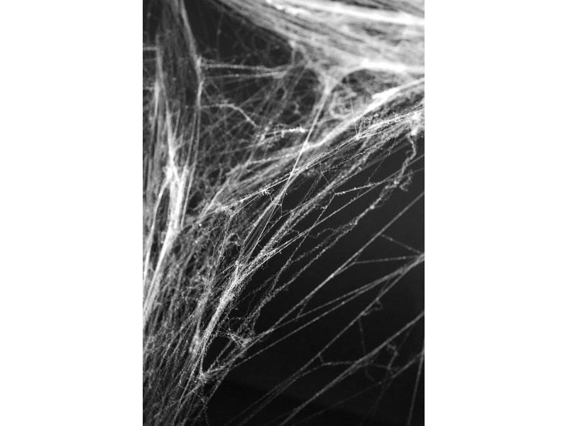 Partydeco Spinnengewebe Weiss, 60g Raumdeko «Spinnennetz» für Ihre Halloween Party