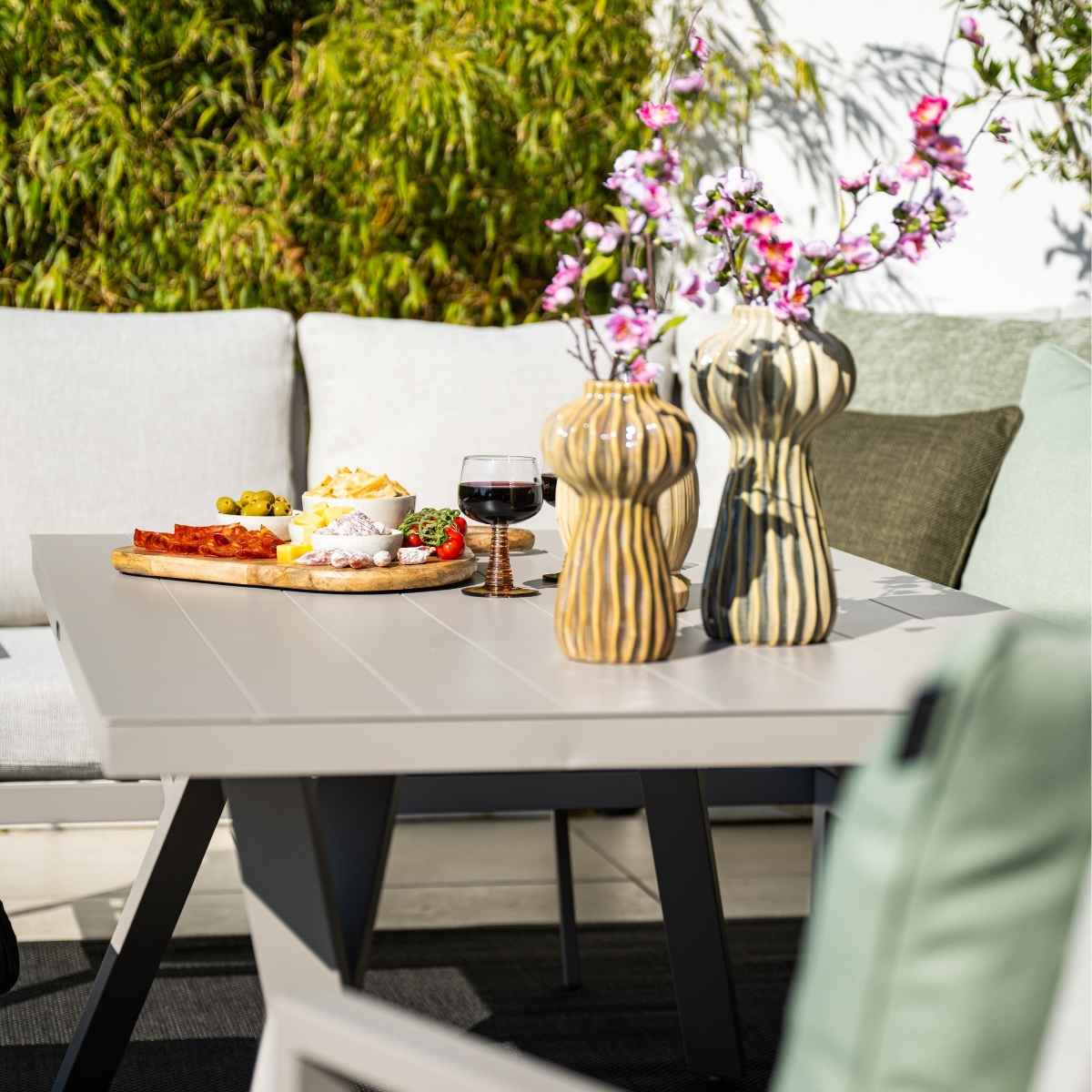 Garden Impressions Senja 3-delig links - sand loungediningset