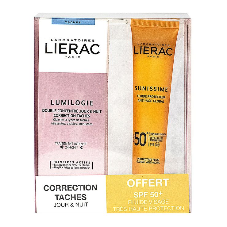 Lumilogie double concentré 30ml + solaire 40ml offert