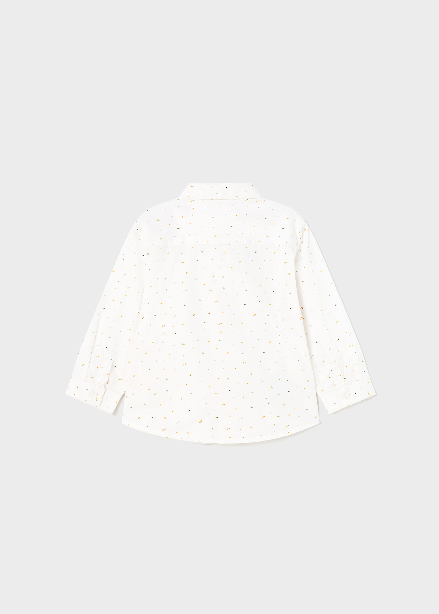 Camisa de manga comprida com estampa em algodão sustentável para bebê