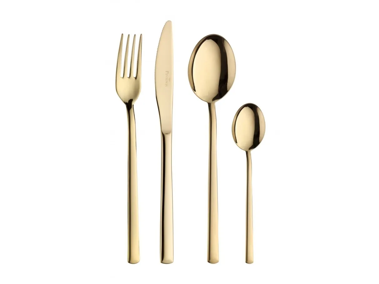 PINTINOX CUTLERY SET 24 PC SYNTHESIS GOLD PINTINOX