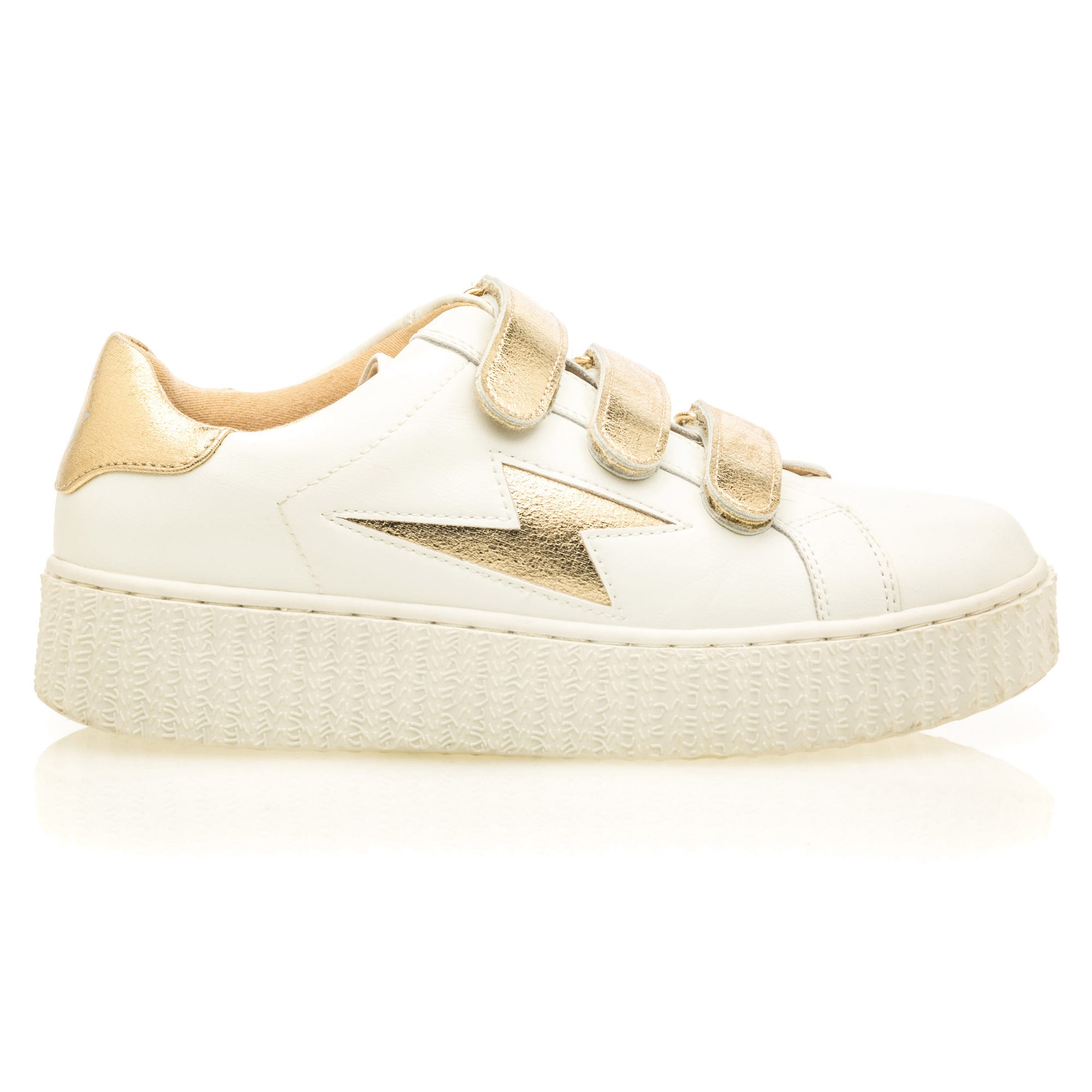 Baskets basses Femme or