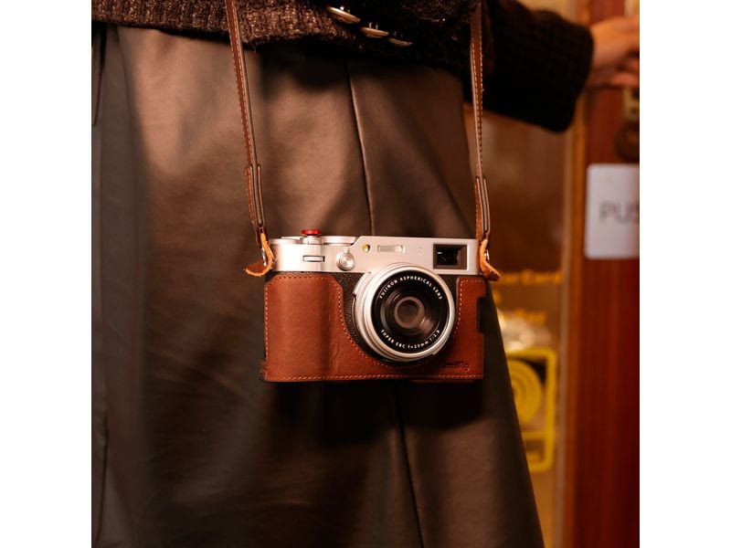 Smallrig Transporttasche aus Leder für FUJIFILM X100VI Leder-Schutzhülle für FUJIFILM X100VI