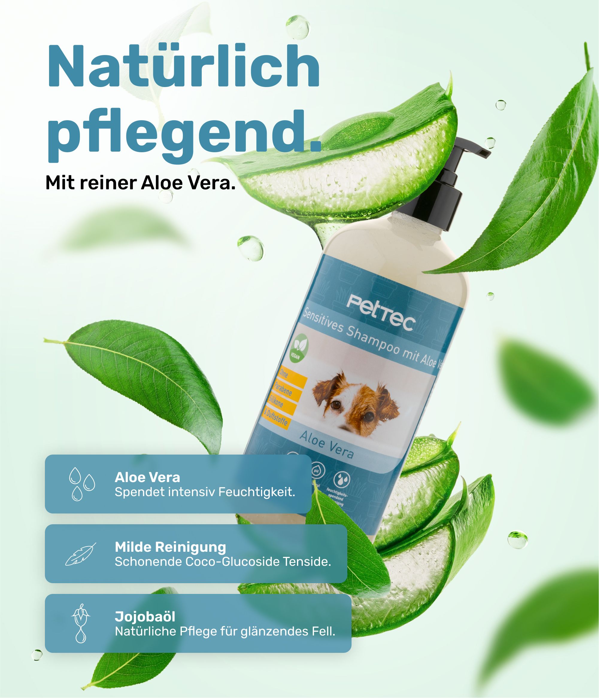 PetTec Hundeshampoo Aloe Vera