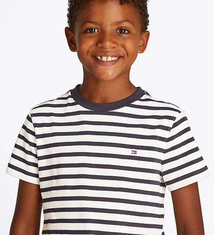 Tommy Hilfiger T-Shirt - Essential - Dark Nacht Navy/White Breto