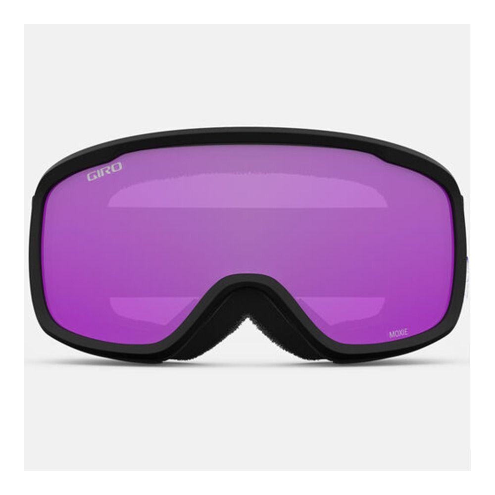 Giro MOXIE - Masque ski + écran supplémentaire yellow Femme black/amber pink