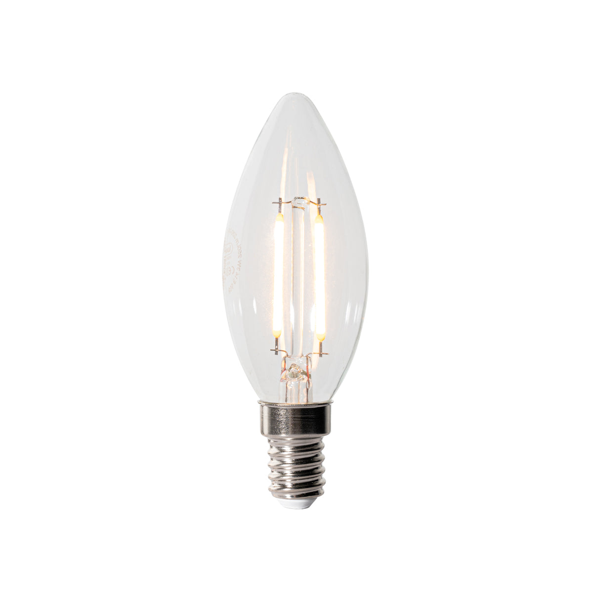 LUEDD E14 dimbare LED lamp B35 helder 3W 250 lm 2200K