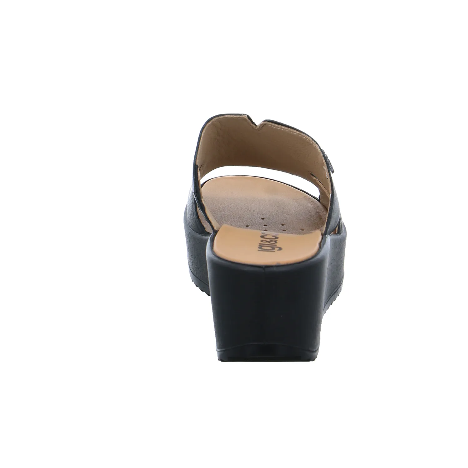 IGI & CO Pantolette Schwarz Leder